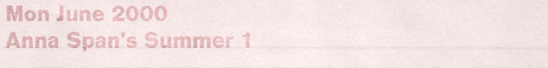 Anna Span's Summer